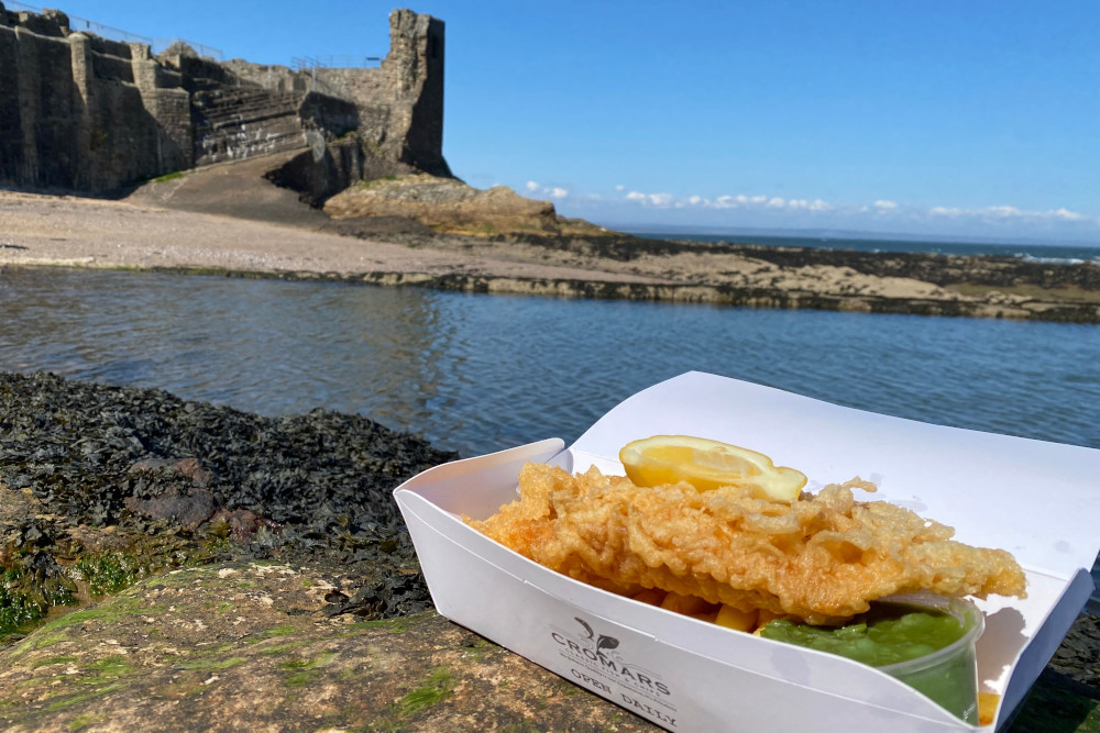 Takeaway fish and chips in St Andrews